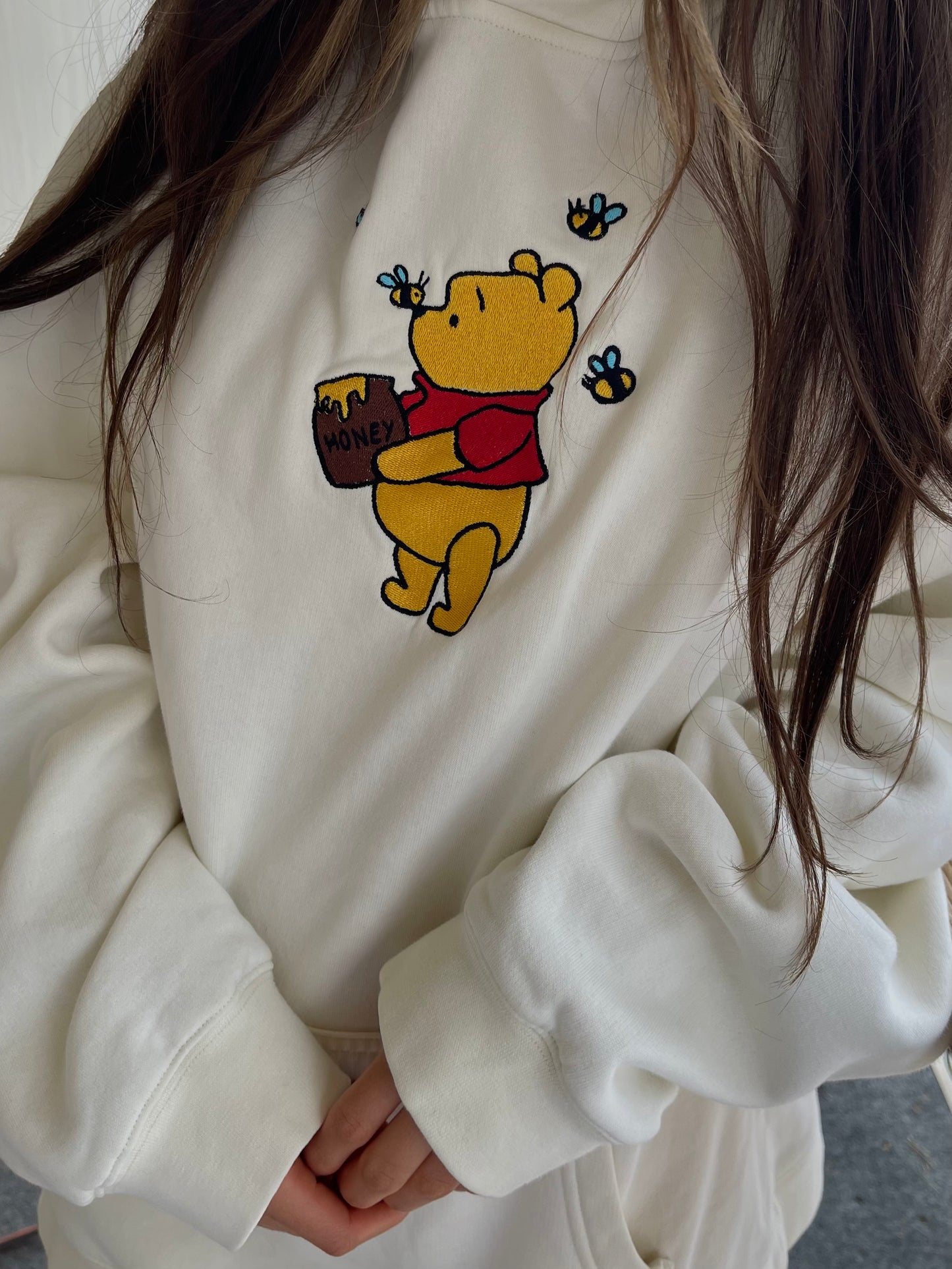 Winnie the Pooh Embroidered Sweater