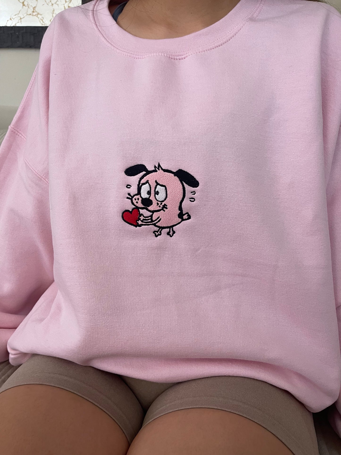 Courage Embroidered Sweater